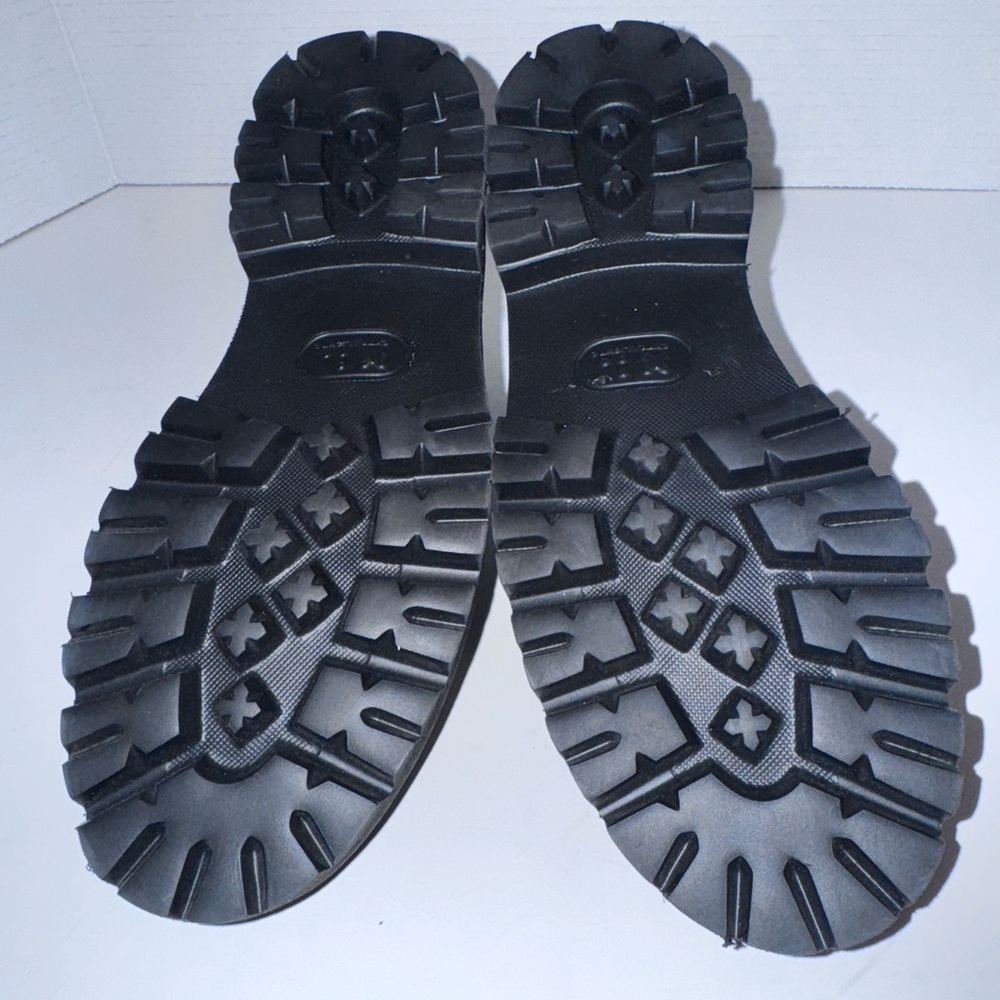 G.H. Bass Weejuns Whitney Super Lug Black/White Loafers 5 - Picture 5 of 5